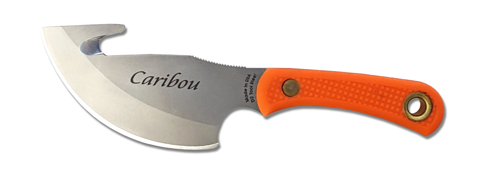 Caribou Single Edge Fleshing Knife